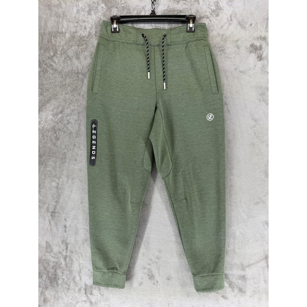 Legends Luka Jogger Mens Medium Olive Green‎ Heathered Tapered Sweatpants Pants